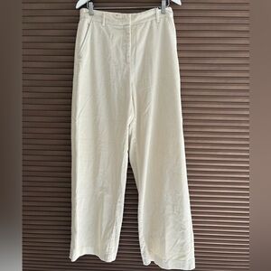 Piombo Women's Corduroy Pants in Cream